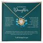 To My Beautiful Daughter | I Will Always Love You - Love Knot Necklace