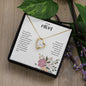To My Mom | I Love You With All My Heart - Forever Love Necklace