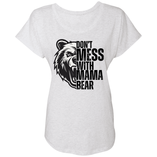 Mama Bear T-Shirt Triblend Dolman Sleeve