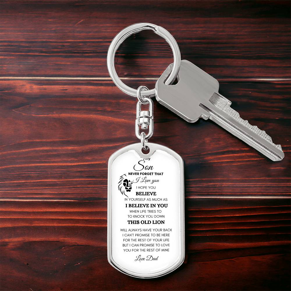 To my Son | Key Chain | Personalized Key Chain