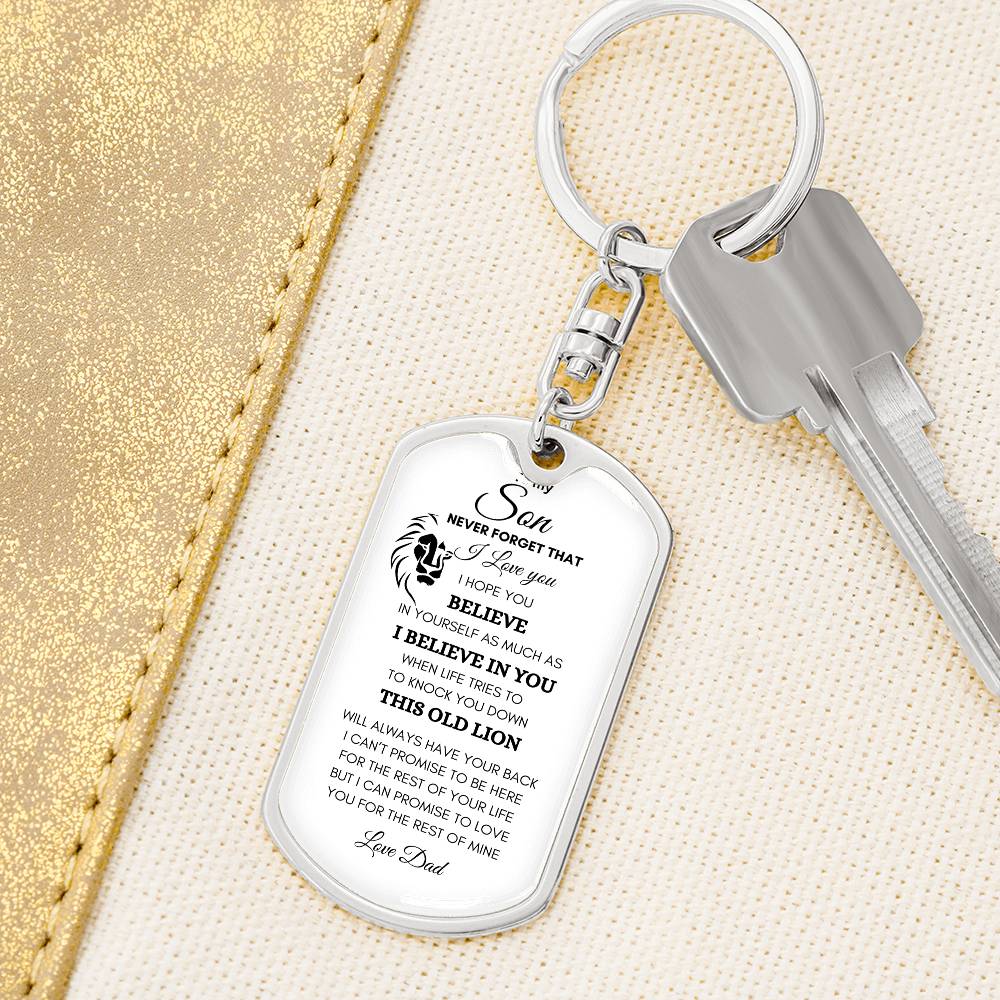 To my Son | Key Chain | Personalized Key Chain