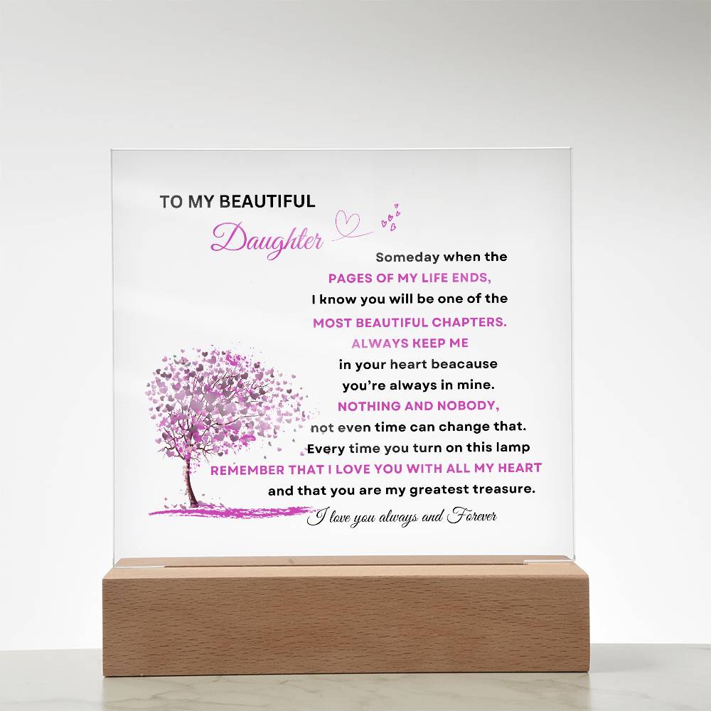 DAUGHTER GIFT | MESSAGE FOR DAUGHTER