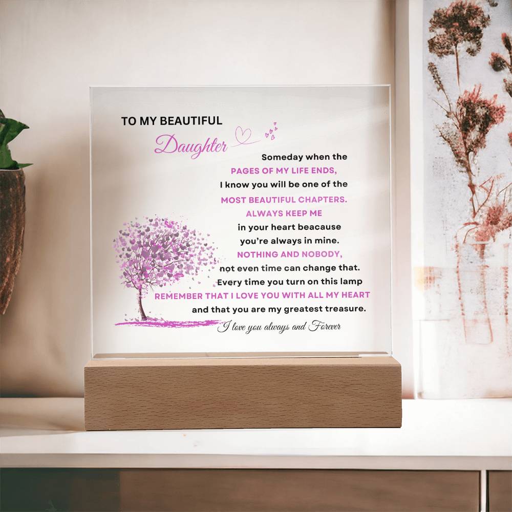 DAUGHTER GIFT | MESSAGE FOR DAUGHTER