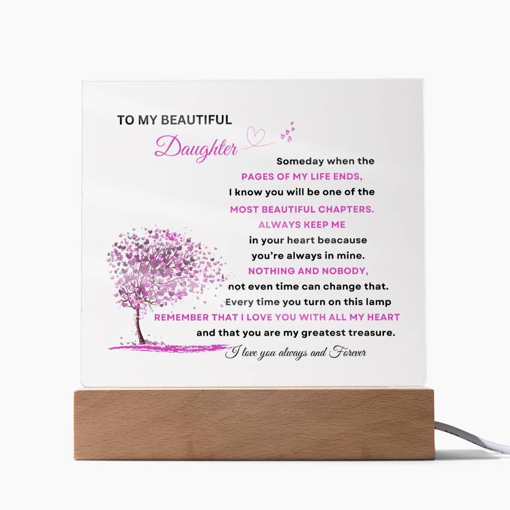 DAUGHTER GIFT | MESSAGE FOR DAUGHTER